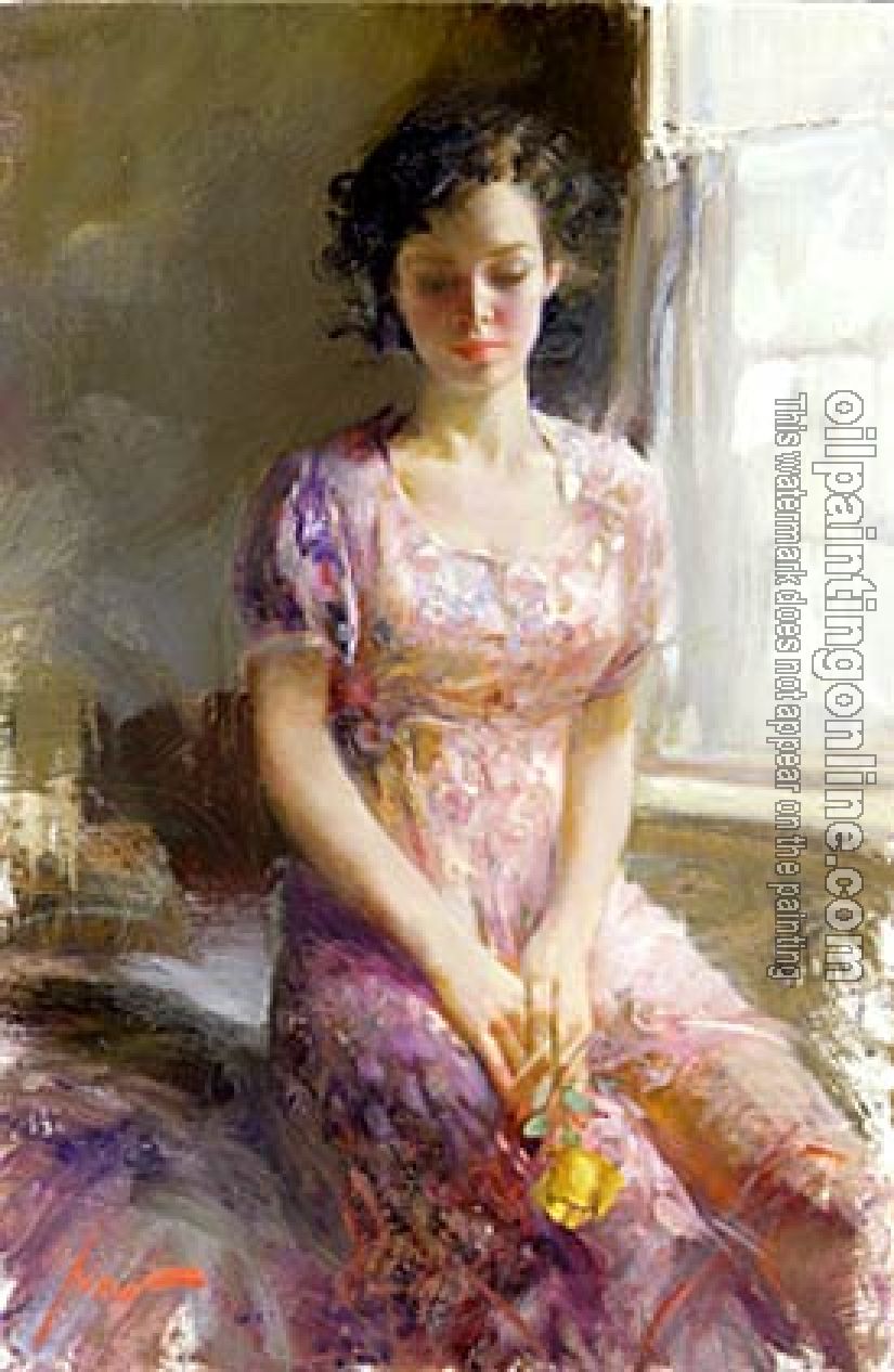 Pino Daeni - Impression oil painting.